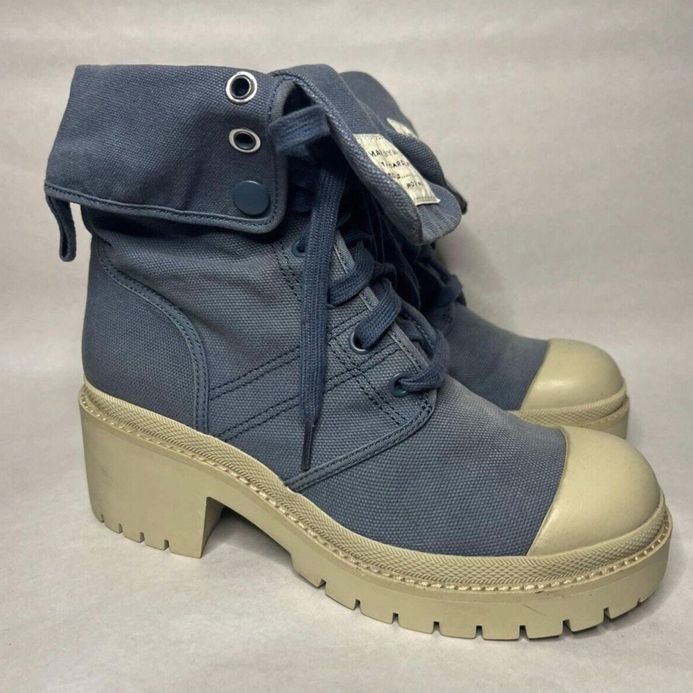 Vintage Marc Jacobs canvas combat boots